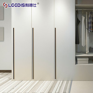 LGEDIS Aluminum Alloy Cabinet Door Handle Bar Black Minimalist Wardrobe Furniture Hardware - Product Image 2