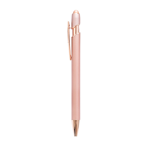 Stylo publicitaire personnalisé avec logo imprimé UV, corps en aluminium, pointe tactile capacitive, stylo à bille - Product Image 3