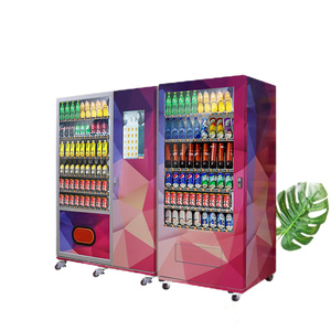 Máquina Expendedora de Bebidas Frías y Snacks de Acero Inoxidable con 60 Compartimentos, Motor de 650W, Producción de 8-18 Paquetes/Min para Tiendas de Alimentos y Comida Congelada - Product Image 2