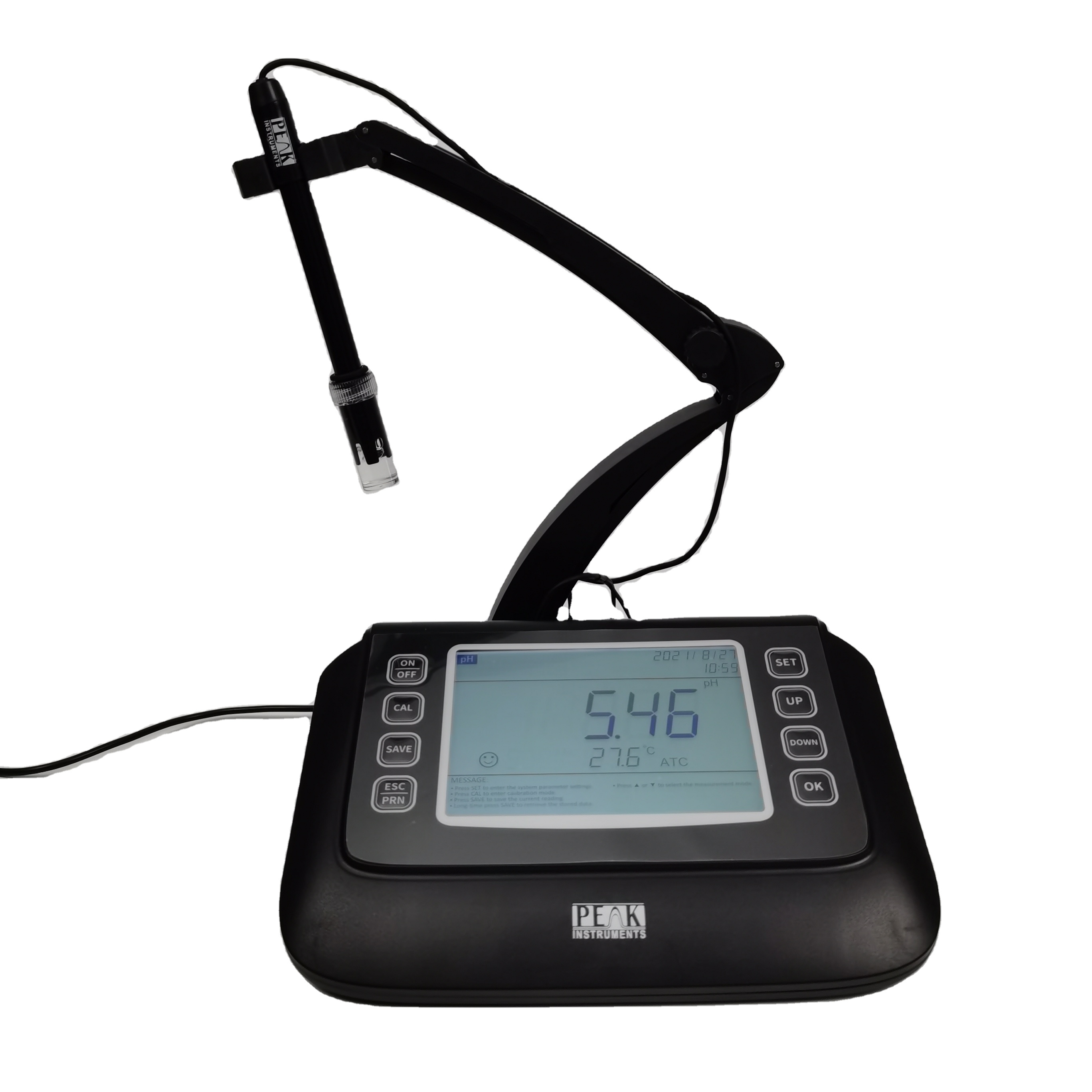 Ph-метр Benchtop с ЖК-дисплеем, 6,5 дюйма, 3 точки