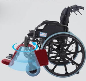 Kaiyang-silla de ruedas para personas grandes y obesas, cojinete plegable, ensanchamiento, 300 jin, Ancho 56 - Product Image 3