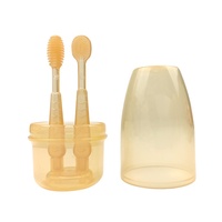 Ensemble de brosses à dents en mousse pour bébé, nettoyeur buccal pour nouveau-né, petit mois, brosse à dents en Silicone à poils doux, brosses à dents pour bébé