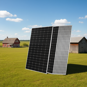 Kit de energía solar híbrido de 4800W 48V con 12 paneles monocristalinos de 400W para sistema de casa, cobertizo o granja, modelo D0100XFETGY - Product Image 2