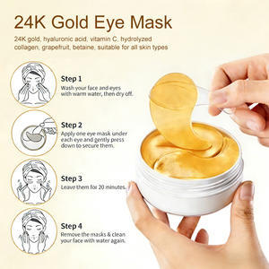 Mascarilla de Hidrogel para Ojos de Marca Privada Personalizada, Parche de Gel para Ojos con Ácido Hialurónico y Colágeno, Cafeína, Anti-Hinchazón, Antiarrugas, Reafirmante, al por Mayor - Product Image 4