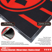 Tapis de moto antidérapant sur mesure, tapis de sol pour garage de moto, atelier, exposition de motocross