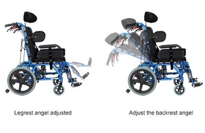 <span class=keywords><strong>Silla</strong></span> <span class=keywords><strong>de</strong></span> <span class=keywords><strong>Ruedas</strong></span> Manual <span class=keywords><strong>de</strong></span> Aluminio BESCO BES-WL958L, Reclinable, <span class=keywords><strong>para</strong></span> Parálisis <span class=keywords><strong>Cerebral</strong></span>, <span class=keywords><strong>Ruedas</strong></span> <span class=keywords><strong>para</strong></span> Personas Discapacitadas, 100 kg, CE - Product Image 6