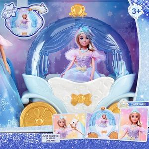 مجموعة ألعاب دمى الأميرة الفاخرة مع عربة وحصان للعب التخيلي، مقاس 11.5 بوصة، الأكثر مبيعًا من KSF - Product Image 6