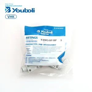 Piezas neumáticas YBL SMC tipo serie VHK, accesorios de tubo de interruptor de válvula de dedo de tipo estándar, válvula de mano de tipo estándar