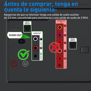 Trasmettitore e Ricevitore <span class=keywords><strong>Bluetooth</strong></span> 5.0 1Mii Mini, Adattatore Audio Wireless da <span class=keywords><strong>RCA</strong></span> a 3.5mm per Altoparlanti, Plug and Play, Ricetrasmettitore a Doppia Connessione - Product Image 6