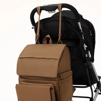 Personnalisé Nouveau Design Petit Portable Voyage Bébé Maman Sac À Langer Sac À Dos Avec Matelas À Langer En Nylon Maman Sac