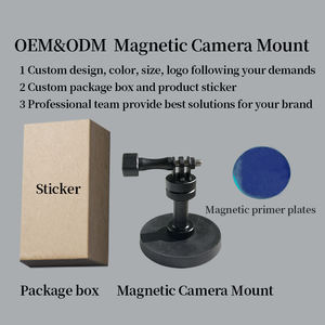 Usine professionnelle conception personnalisée CNC technologie support d'aimant en alliage d'aluminium Flexible pour caméras GoPro accessoires de caméra - Product Image 3