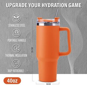 Gobelet isotherme en acier inoxydable à double paroi, sans BPA, 40 oz, pour le camping en plein air, vente en gros, ODM, couleur personnalisée - Product Image 4