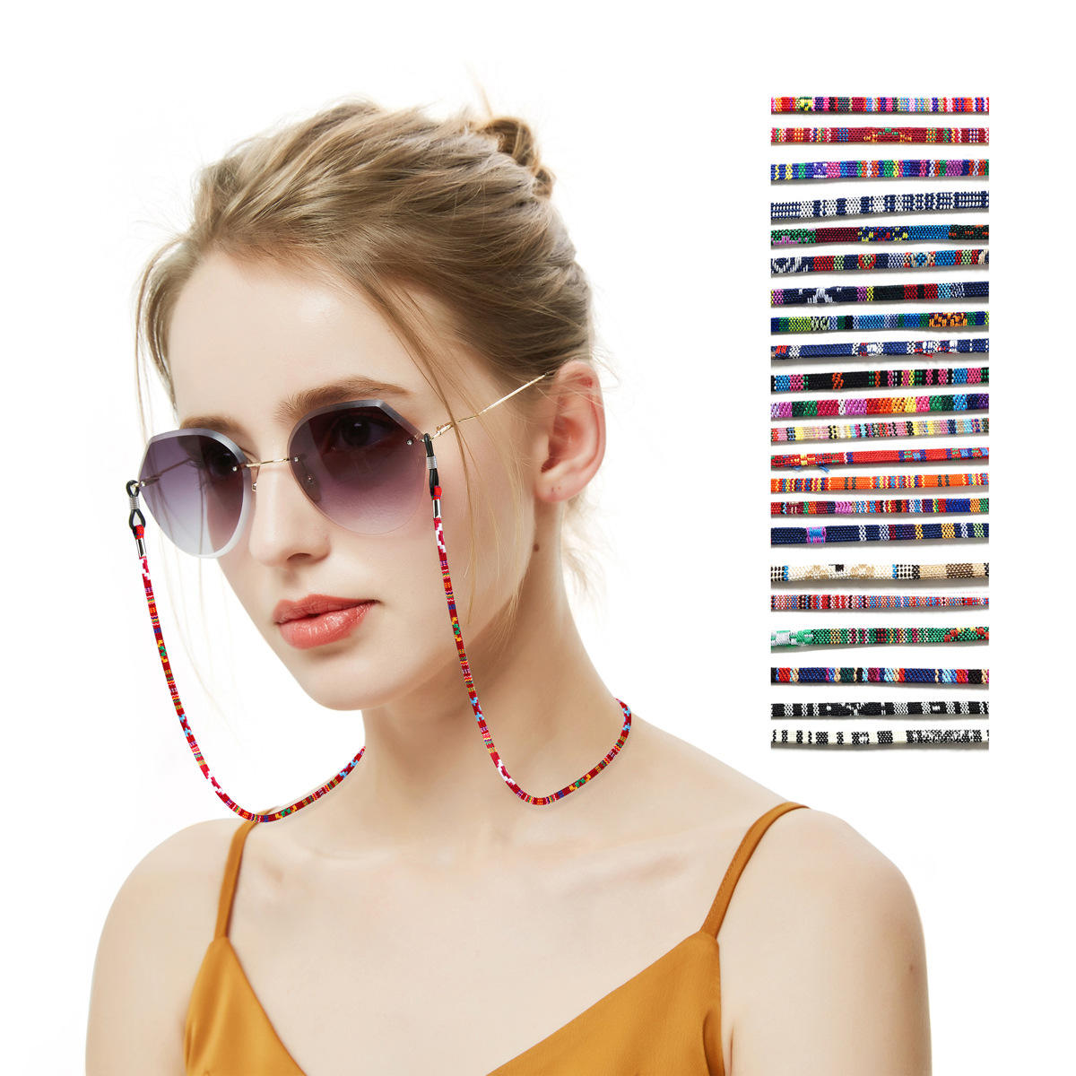 Colorful Cords Spectacles Chains Holder Strap Lanyard E Glasses Strap Rope  Chain