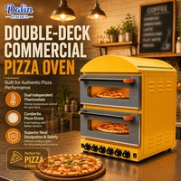Four à pizza à double niveau, four à pizza commercial à double niveau, équipement de pizzeria pour restaurant