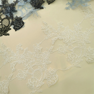 Disegnato con filo di seta di pesce pizzo francese pizzo pizzo da sposa abito da sposa da sposa da <span class=keywords><strong>donna</strong></span> - Product Image 2