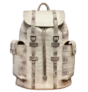 กระเป๋าถือหนังจระเข้แท้ ODM แฟชั่นใหม่ปี 2025 สำหรับทุกเพศ  กระเป๋าอเนกประสงค์ ใช้ได้ทุกวัน กันน้ำ หนังแท้ ดีไซน์แปลกใหม่  พร้อมซิป - Product Image 2