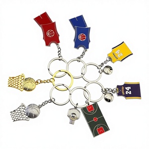 Creative Custom Basketball Hoop Keychain <strong>Kobe</strong> 24 Star Backpack Pendant Small Gift - Product Image 1