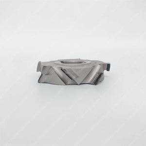 TUOKE 100x30xH20 (Z4+4) 44&deg; <strong>PCD</strong> Woodworking Cutter <strong>End</strong> <strong>Mill</strong> Cutter Furniture Diamond Pre-Milling Cutter Head Wood Cut - Product Image 5