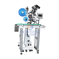 Applicateur automatique d'étiquettes à surface plane Machine d'étiquetage côté plat de boîte d'angle en carton autocollant
