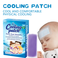 Patch de gel rafraîchissant portable pour usage familial, feuilles de gel douces pour un confort apaisant, vente en gros d'usine OEM ODM, marque privée