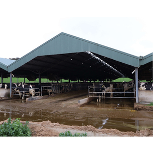 Chất lượng cao hiện đại chống ăn mòn Kết Cấu Thép gia súc chuồng cho trang trại nhà sử dụng nhanh chóng cài đặt độ bền lâu dài - Product Image 4