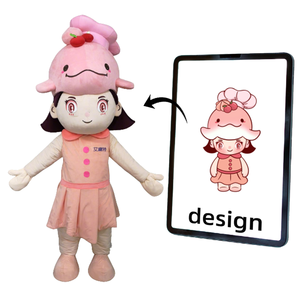 Kustom merek Anda sendiri 165cm 170cm kostum maskot perempuan kostum maskot khusus kostum kartun karakter maskot - Product Image 1