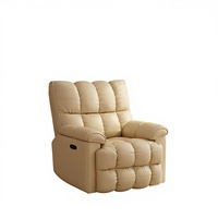 Canapé électrique multifonctionnel paresseux, style inspiré du luxe, fauteuil pivotant pliable, fauteuil à bascule chauffant et massant