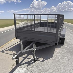<span class=keywords><strong>Remolque</strong></span> de Caja Abatible, Nuevo, Galvanizado en Caliente, Utilitario Agrícola, Pequeño <span class=keywords><strong>Remolque</strong></span> Agrícola <span class=keywords><strong>con</strong></span> Escalera - Product Image 1