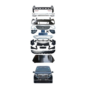 Kit Carrosserie BORAN GLS Maybach de Haute Qualité, Nouveau Capot Chromé, Pare-chocs Avant/Arrière en ABS, Plug+Play, Fixation par Boulons, pour <span class=keywords><strong>Mercedes</strong></span>-Benz W447 W448 <span class=keywords><strong>Vito</strong></span> 2016-2025 - Product Image 1