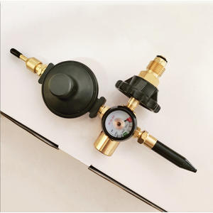 Manguera de Aire de Doble Salida y Pistola de Aire de Helio de Alta Presión Totalmente de Cobre para Globos de Fiesta, Dispositivo Reductor de Presión para Inflar con Helio - Product Image 3