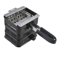 Four à charbon portable rectangulaire mini 1000W avec cuisinière électrique et prise US/Europe