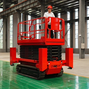 Plateforme élévatrice à ciseaux hydraulique électrique mobile autopropulsée de petite taille, directement de l'usine chinoise, de haute qualité, <span class=keywords><strong>prix</strong></span> de la plateforme élévatrice à ciseaux - Product Image 4