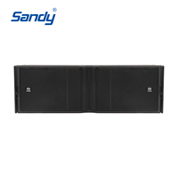 Sandy J15 Dual 15 pouces, enceinte externe à ligne acoustique 4 voies, équipement audio, haut-parleurs, enceintes professionnelles