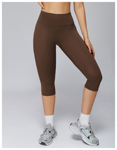 Completo Sportivo Trendy Due Pezzi, Reggiseno Sportivo Sexy ad Alto Impatto con Schiena Incrociata, <span class=keywords><strong>Leggings</strong></span> Capri <span class=keywords><strong>Sportivi</strong></span> da Donna 3/4 - Product Image 5
