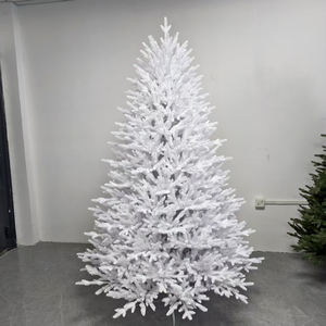 Árbol de Navidad Nevado de 225 cm (7.5 pies), Pino Artificial con Nieve Artificial, Mezcla de PE y PVC, Árbol de Navidad Premium para Interiores con Luces LED Integradas - Product Image 4