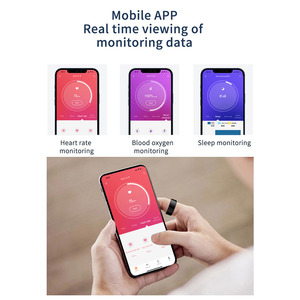 Precio al por mayor Pago Oem Sos Love Gymnastic Smart Praise Rings Sleep Fitness Tracker con cámara para mujeres Último solo R02 - Product Image 5