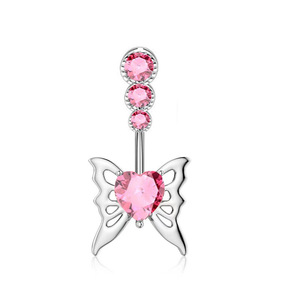 Gaby 316L Y2K Día <span class=keywords><strong>de</strong></span> San Valentín corazón Rosa <span class=keywords><strong>ombligo</strong></span> diseños <span class=keywords><strong>de</strong></span> tatuaje piercing inferior anillo <span class=keywords><strong>de</strong></span> uñas al por mayor piercing <span class=keywords><strong>de</strong></span> <span class=keywords><strong>ombligo</strong></span> - Product Image 3