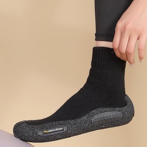 Golenshark Non-Slip <b>Socks</b> Ankle Fleece Lined Anti-Slip Yoga <b>Running</b> Fitness Workout Soft Sole Unisex - Product Image 2