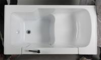 Baignoire à remous autoportante moderne haut de gamme en ABS écologique, pour personnes à mobilité réduite, avec porte facile à ouvrir, relaxante