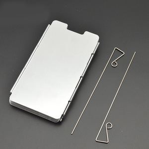 Deflector de Viento para Estufa de Gas Portátil, 8 Piezas, Plegable, Metálico, para Acampar, Cocina al Aire Libre - Product Image 4