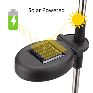 Lampu Taman Bola Kaca Retak Bertenaga Surya Dekorasi Halaman Luar Ruangan Pencahayaan Lanskap Jalur Berubah Warna - Product Image 5