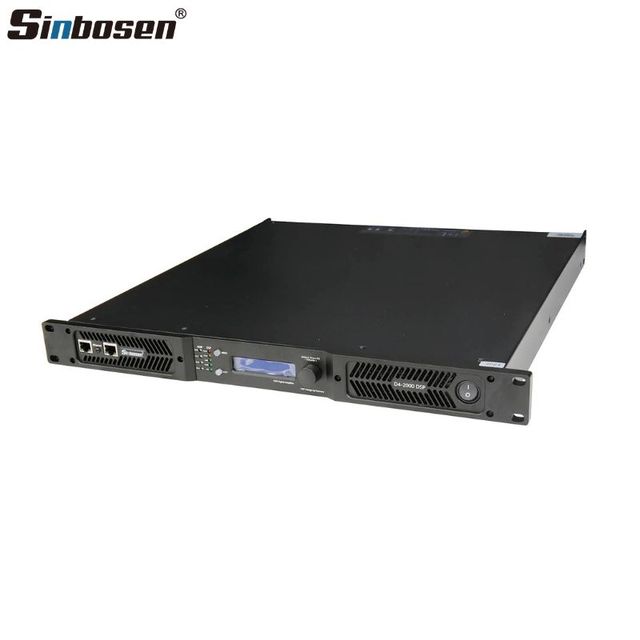DSP D4-2000 Audio Amplifier 2 Ohm Stable 4 Channel Professional Class d Amplifier with Built in Dsp