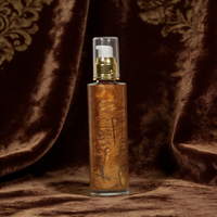 Huile corporelle scintillante personnalisée avec logo, faible quantité minimale de commande, huile scintillante couleur bronze
