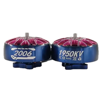 Moteur Brushless 2006 1950-3150KV à aimant permanent, étanche IP54, 20-28.5A 24V, avec noyau d'arbre en alliage de titane 12N14P pour drone