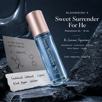Huile de parfum aux phéromones au poivre noir en gros, 10 ml, pour hommes, roll-on, fabricant de flacons personnalisés