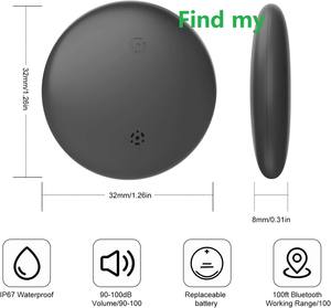 Etiqueta de aire Airtag inteligente de alta calidad para Apple Find My APP ITag Anti Lost Dog GPS Tracker Tag Finder GPS Lost Tracker Pet Dog Cat - Product Image 4