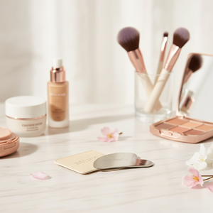 Heart-Shaped Makeup Spatula <b>Pocket</b> Set Essential Makeup Tools Made in Korea - Product Image 3