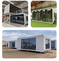 Casa Prefabricada Tipo Cabaña Apple, Vivienda Innovadora con Sistema de Bloqueo Rápido, Fácil de Trasladar