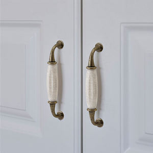 <span class=keywords><strong>Vintage</strong></span> antico stile europeo crepited Texture in ceramica armadio da <span class=keywords><strong>cucina</strong></span> porta armadio maniglie e <span class=keywords><strong>pomelli</strong></span> per mobili - Product Image 5