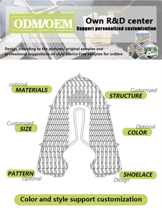 フライニットアッパーポリエステル生地フライニットスポーツ靴アッパーポリエステル生地カスタマイズ - Product Image 4